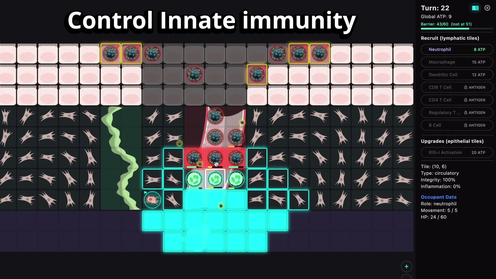 Diapedesis screenshot